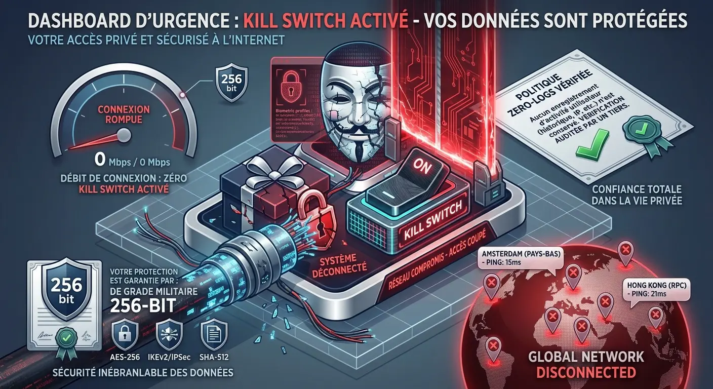 Illustration symbolisant la revente de données personnelles par un service gratuit.